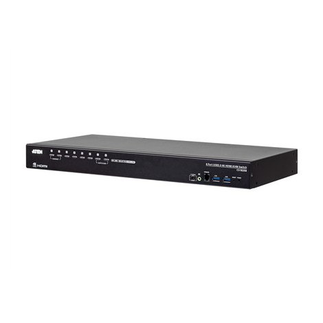 Aten ATEN CS18208 - KVM / audio / USB switch - 8 ports - rack-mountable